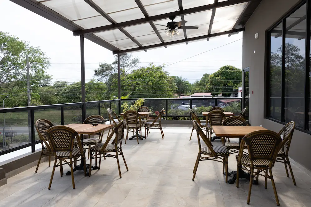 Terraza al aire libre